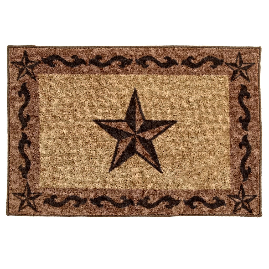 Paseo Road by HiEnd Accents Star Scroll Motif Rug, 24"x36"