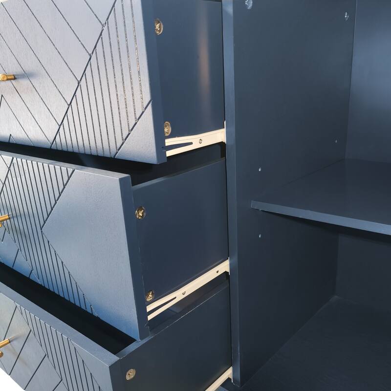 Stylish and Functional 4-Door Storage Cabinet with Pine Legs and MDF, for Living Room Bedroom,and Kitchen