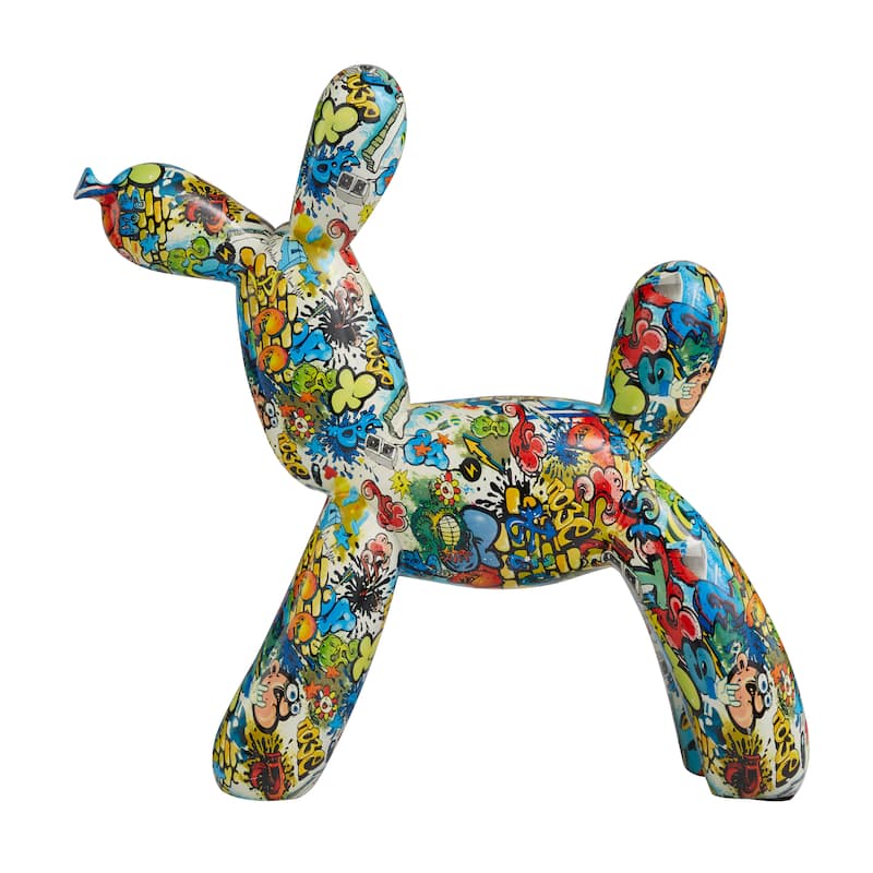 The Novogratz Multi Colored Polystone Various Animal Sculpture