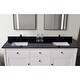 preview thumbnail 13 of 24, Altair Feltre Bathroom Vanity Countertop in Imperial Black Finish