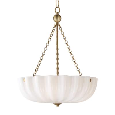 Maxim 22652 Bundt 3 Light 16" Wide Semi-Flush Bowl Ceiling Fixture /