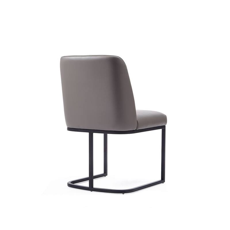 Manhattan Comfort Serena Faux Leather Dining Chair (Set of 2)