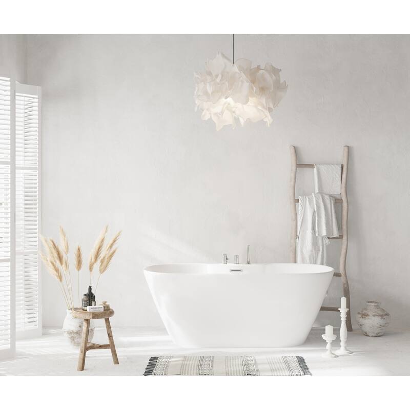 Nicolette Bathtub in Glossy White