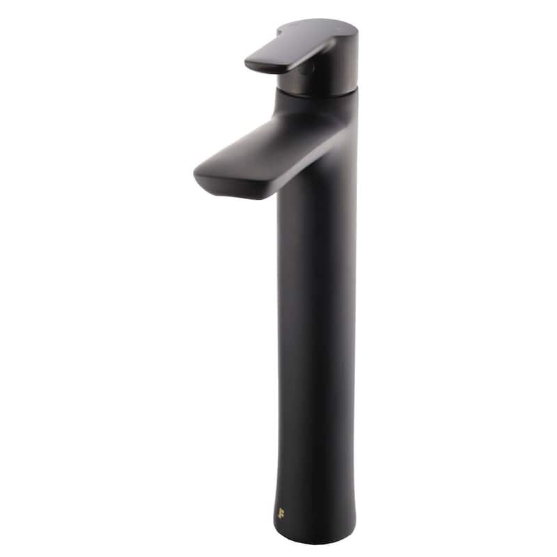 Fine Fixtures Round Single Hole Vessel Sink Bathroom Faucet