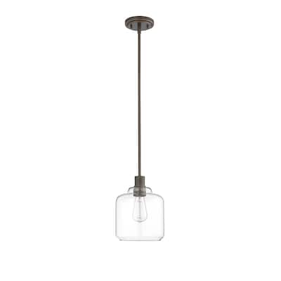 Millennium Lighting Asheville 1 Light Mini-Pendant Fixture with Clear Glass Shades