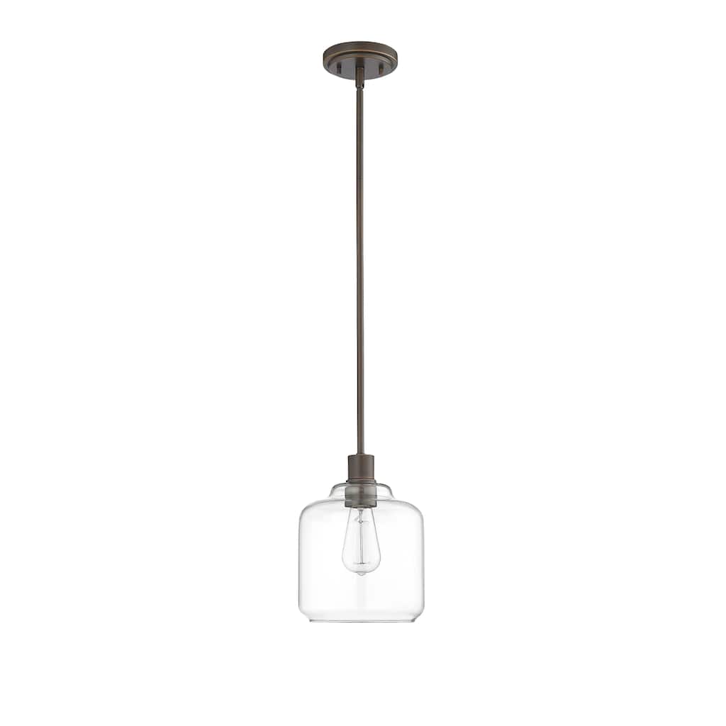 Millennium Lighting Asheville 1 Light Mini-Pendant Fixture with Clear Glass Shades