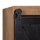 preview thumbnail 28 of 57, Kate and Laurel Cates Decorative Wood Cabinet with Sliding Barn Door - 22x28
