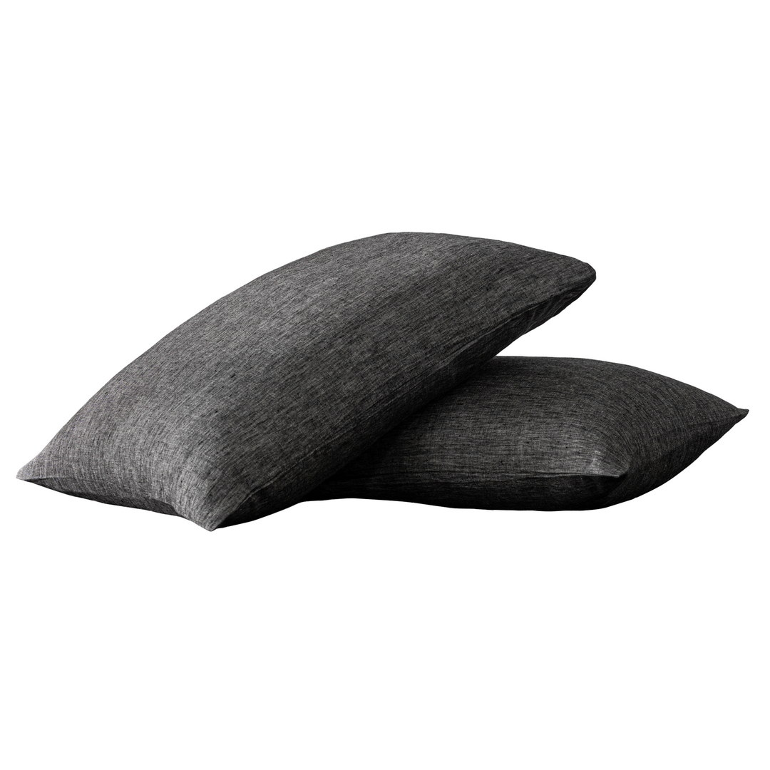 Native Linum Linen Pillow Cases Standard Size Pink