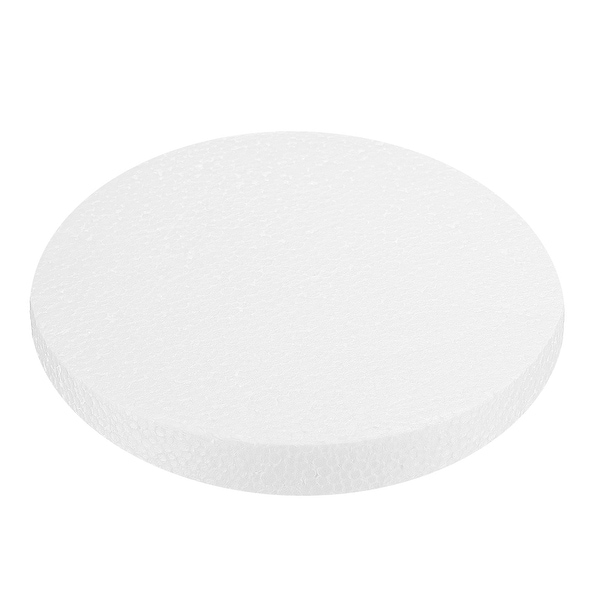 Foam Circles For Crafts Polystyrene Round Foam Disc, 1 Pack - White ...