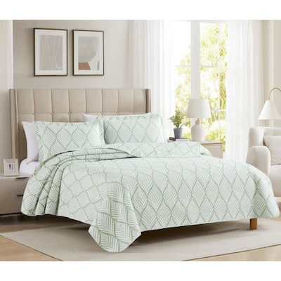 Bonaire Dillon Ikat Quilt with Shams