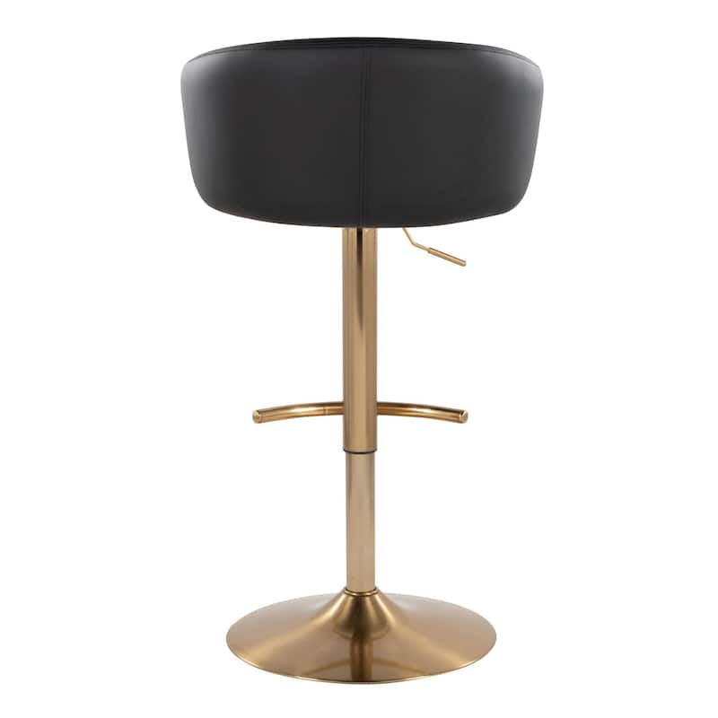 Silver Orchid Battista Adjustable Bar Stool (Set of 2)