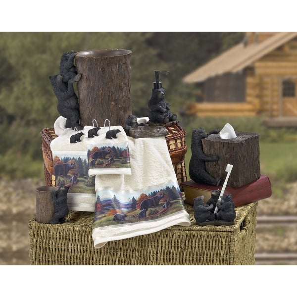 Avanti Black Bear Lodge Bath Towel Bed Bath & Beyond 38405198