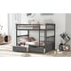 preview thumbnail 18 of 25, Full over Full Bunk Bed with Drawers,Kid's Bunk Convertible Bed