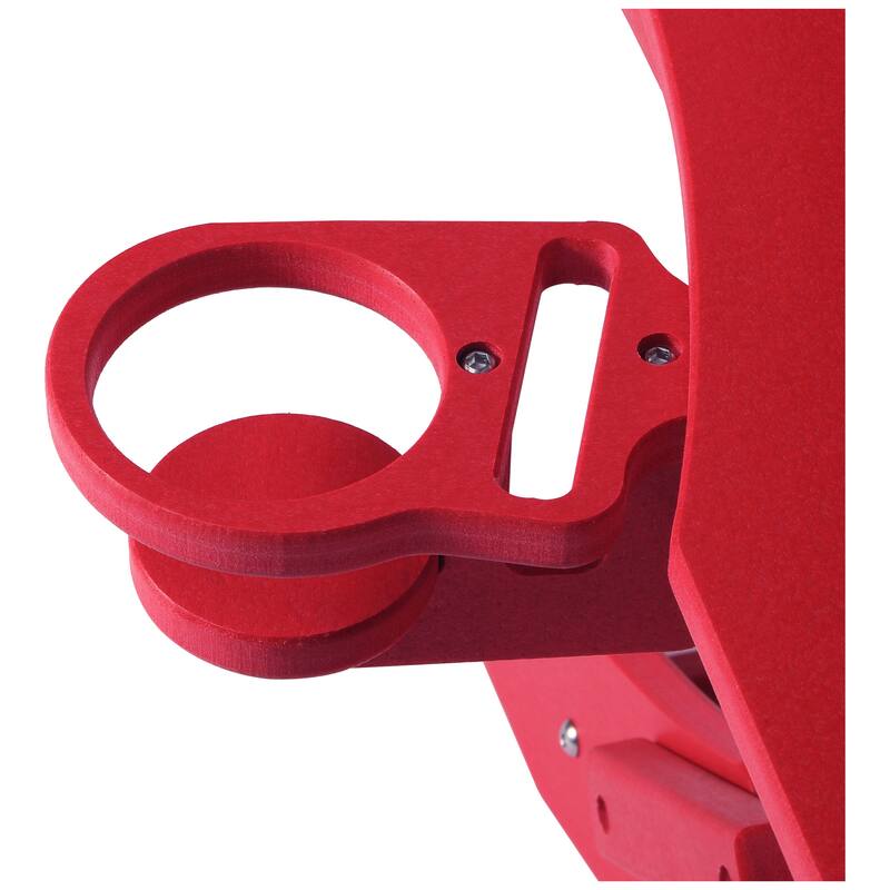 Laguna Outdoor Folding Adjustable Adirondack Chair with Cup Holder & Hideaway Ottoman