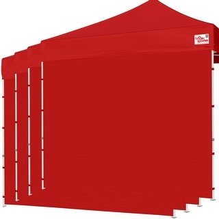 Tradesparker 10x10/10x20 Canopy Sidewall Kit 3 Walls+1 Doorwall Fits Pop Up Tents