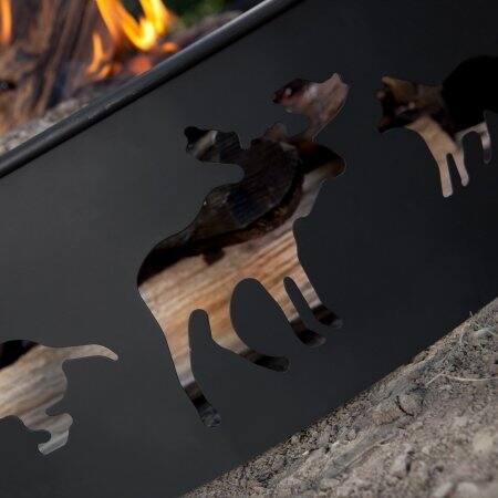 Shop Landmann Usa Big Sky Steel Wildlife Fire Ring Free Shipping