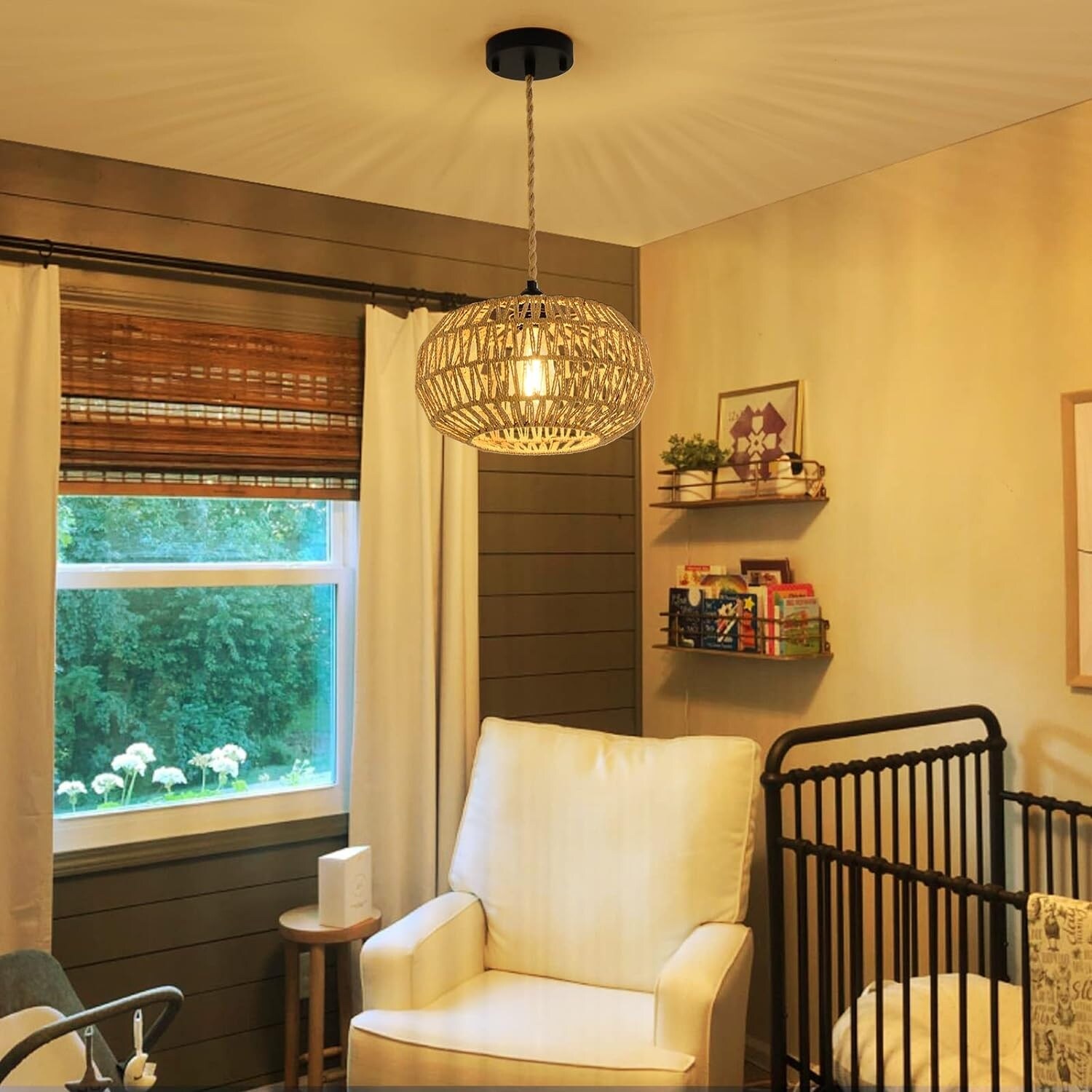 Diy rattan chandelier on sale