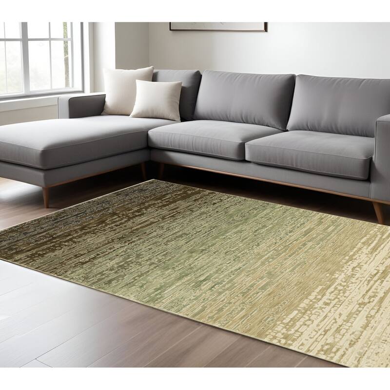 HomeRootsAbstract Modern Rectangle Area Rug - 133.86' X '94.49' X '0.39