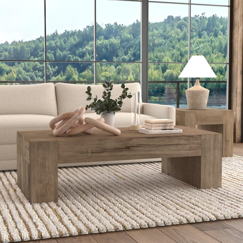 Classic Home Bristol Cracked Oak Coffee Table