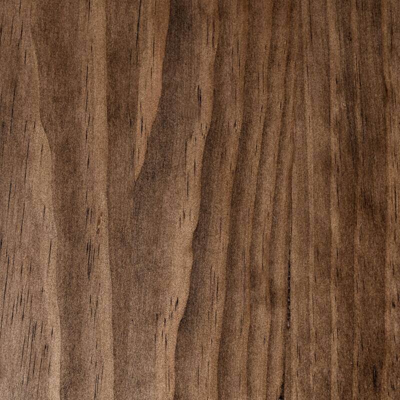 Maxwell 42" Round Pine Wood Dining Table in Brown Finish by Kosas Home