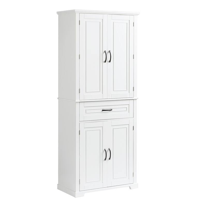 Bathroom Storage Cabinet with Doors and Drawer
