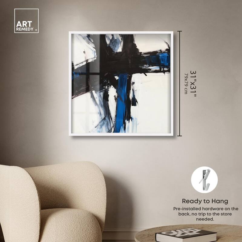 Blue Streak I Shadowbox by Art Remedy