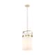 Option Cased Matte White / Champagne Bronze