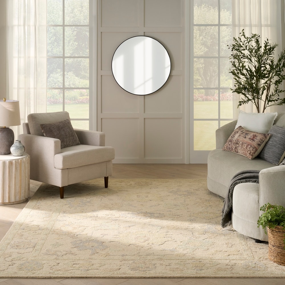 Nourison Maison Indoor only Cream / Ivory Persian Area Rug