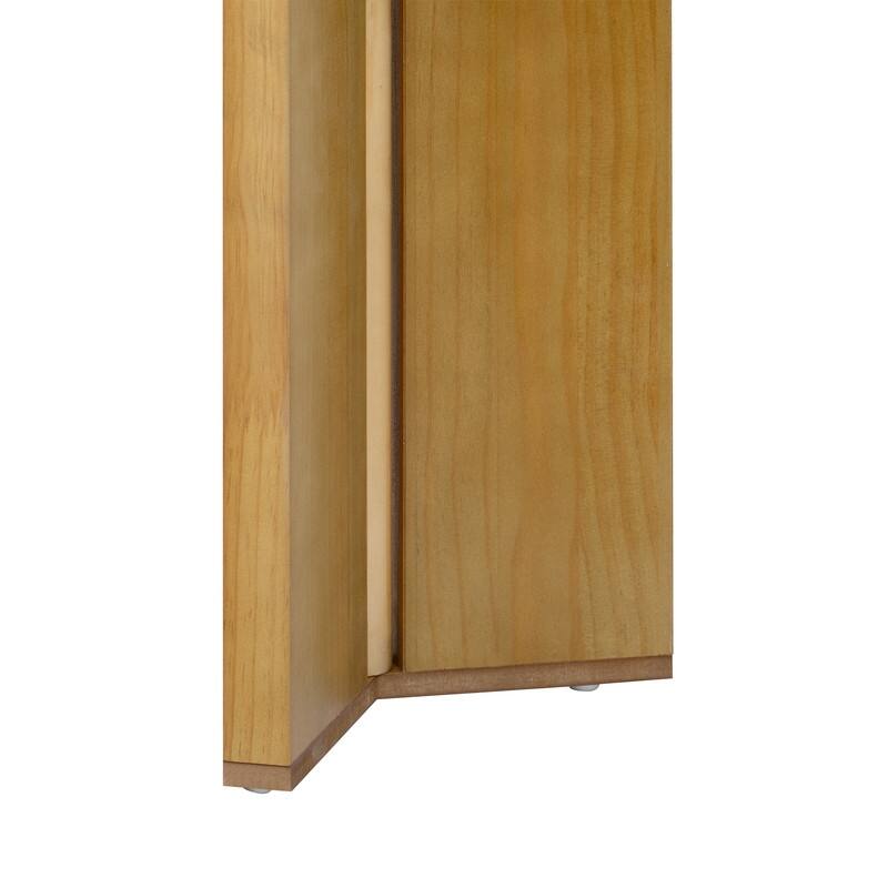 Stylish Console Table with Pine Veneer and Geometric Legs,Suitable for Living Room, Study and Dining Room