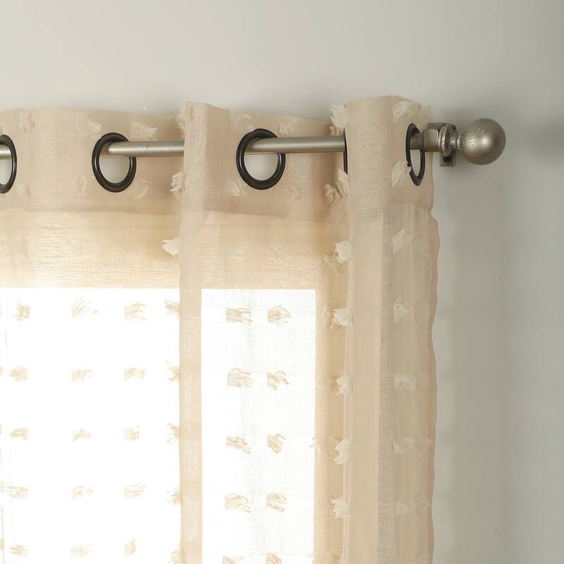Grand Avenue Payton Solid Grommet-Top, Curtain Panel Pair
