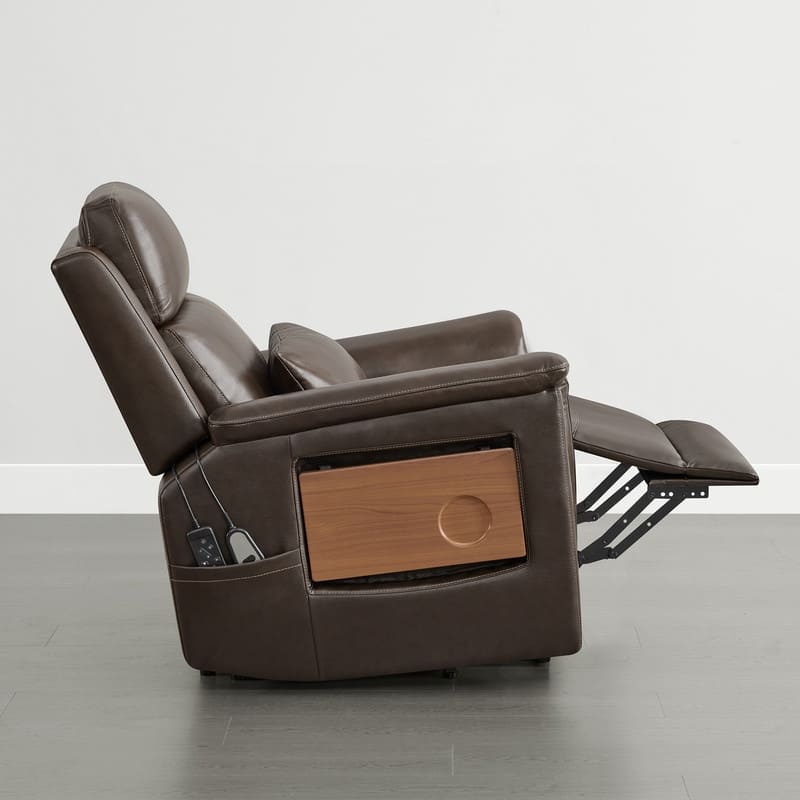 Spruce & Spring Power Lift Recliner Chair for Elderly with Foldable Tray Table and Massage