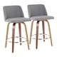 preview thumbnail 5 of 69, Carson Carrington Vallberga Upholstered Counter Stool (Set of 2) - N/A