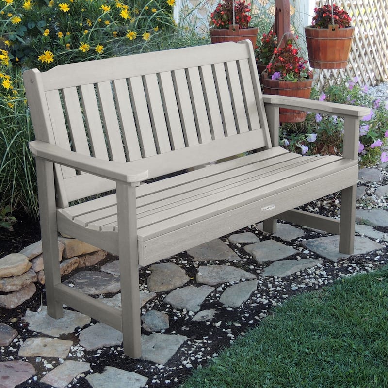 HIGHWOOD Lehigh 5-foot Eco-friendly Synthetic Wood Garden Bench