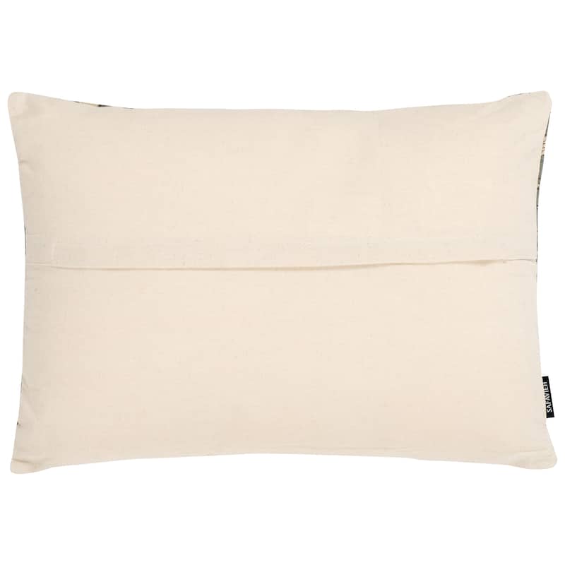 SAFAVIEH Home Enya 14 x 20-inch Grey Cotton Lumbar Pillow