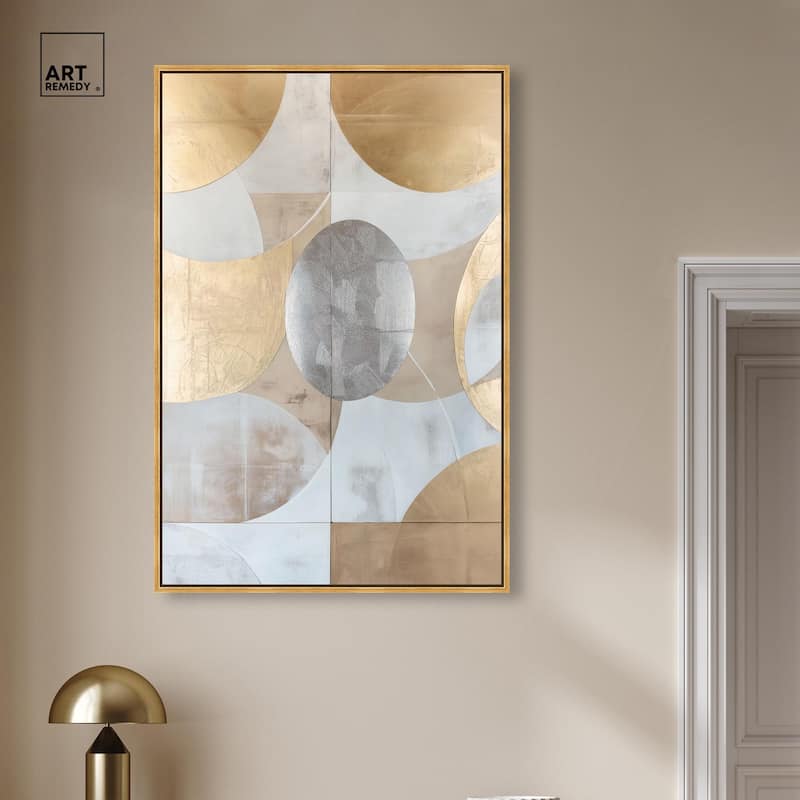 Golden Orb II Canvas by Art Remedy