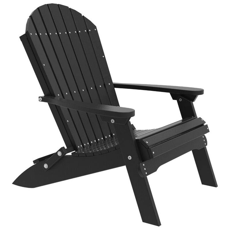 Poly Lumber Folding Adirondack Chair