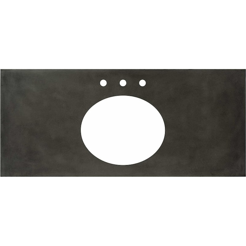 Native Trails VT48-O1714-NS-3 NativeStone 48" Stone Composite Vanity - Slate