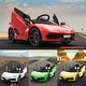 preview thumbnail 9 of 17, Kids Ride on Car 12V Licensed Lamborghini Electric Vehicles Sports Car Green