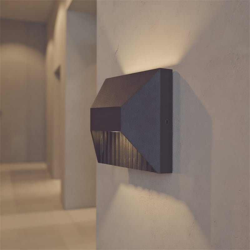 5 Inch LED Wall Sconce - Black