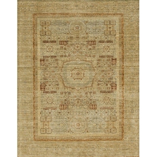 Ahgly Company Machine Washable Abstract Metallic Gold Area Rugs - Bed ...
