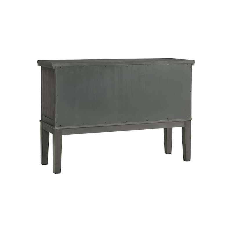 Hallanden Antique Gray Dining Room Server - 56"W x 18"D x 39"H