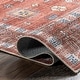 preview thumbnail 22 of 20, Nuloom Tama SpinClean Circle Medallion Machine Washable Area Rug