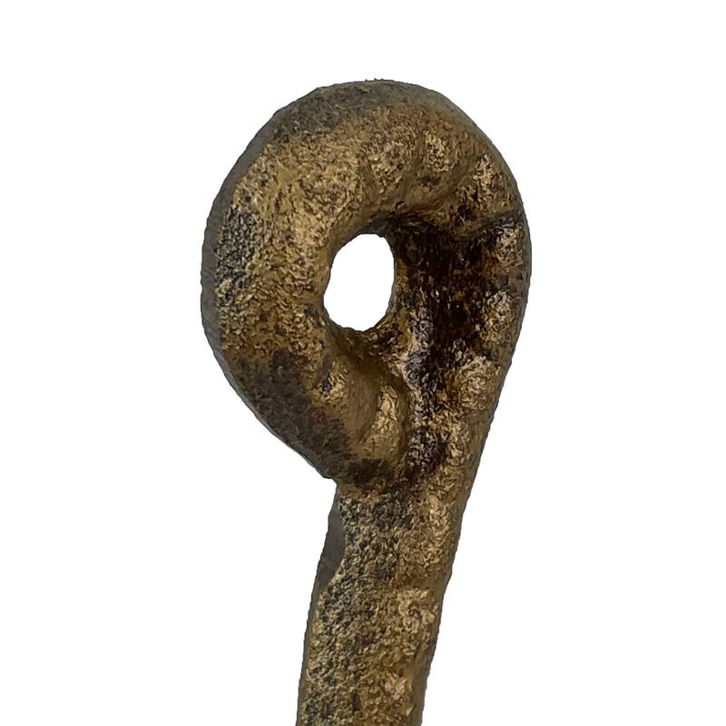 Bronze Cast Iron Octopus Paper Towel Holder Kitchen Bathroom Decor - 17 X 6.5 X 6.25 inches
