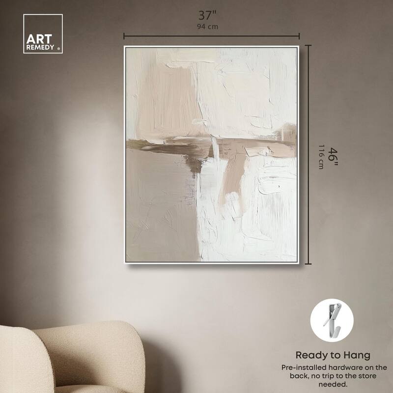 Sandstone Impressions Canvas by Art Remedy
