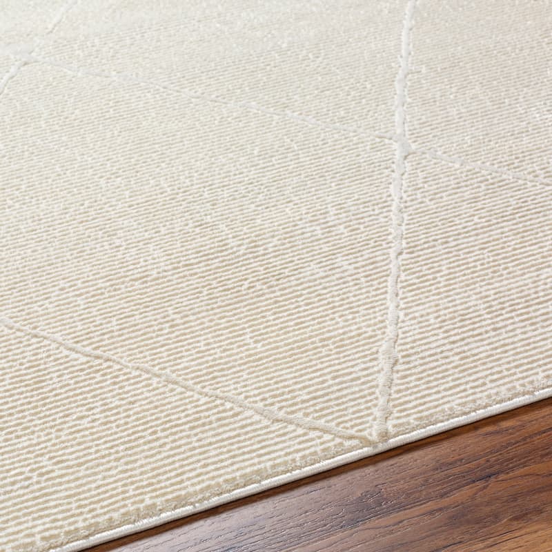 Livabliss Casual Alder Diamond Washable Area Rug