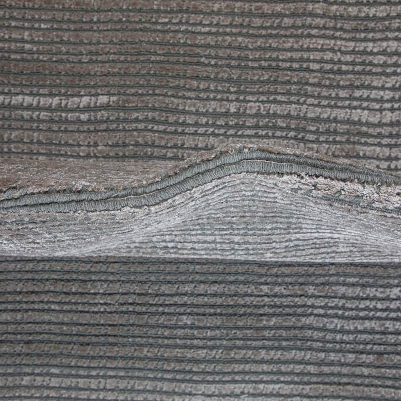 Wyndenhall Haddington 8 x 10 Area Rug Contemporary in Silver - 8 ft x 10 ft 96"d x 120"w x 0.6" h