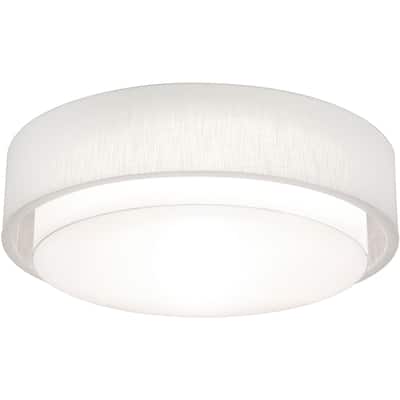 AFX SAF3244L5AJUD Sanibel 32" Wide LED Flush Mount Drum Ceiling