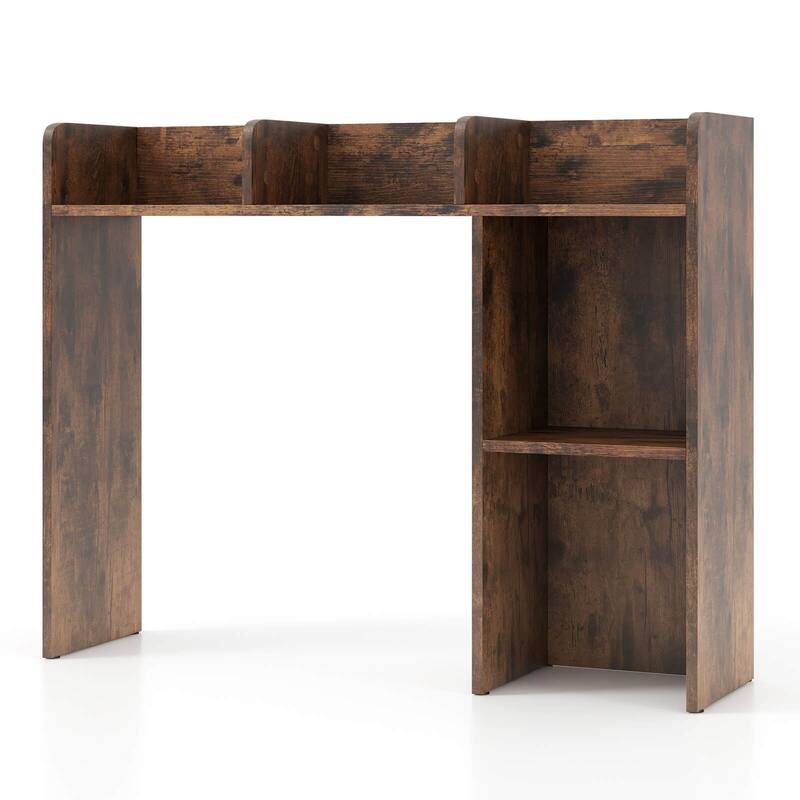 Costway Desk Bookshelf Desktop Storage Organizer Display Shelf Rack