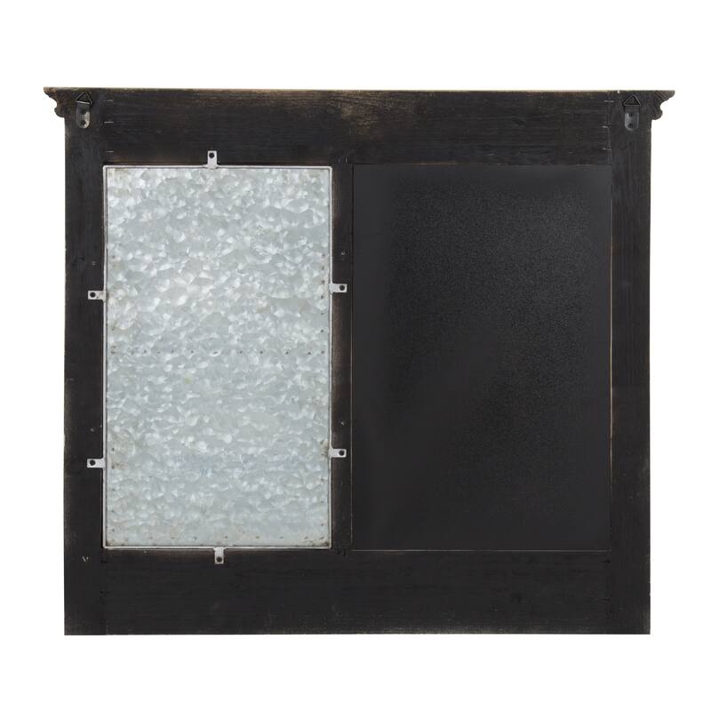 Kate and Laurel Idamae Wood Framed Chalkboard Wall Organizer - 28x25