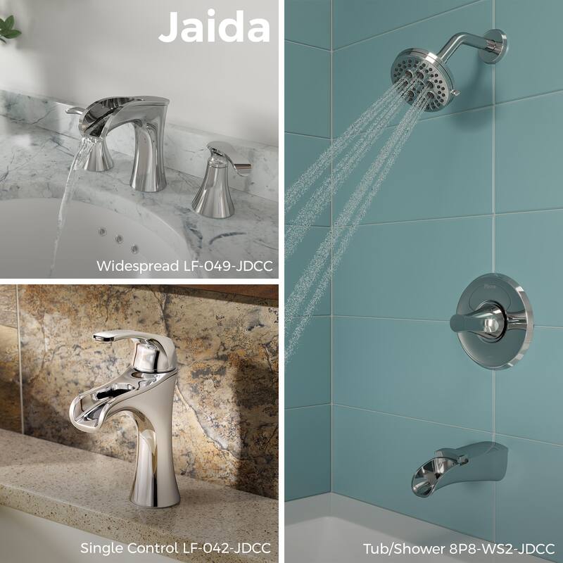 Pfister Jaida Tub and Shower Trim Package with Multi Function Shower